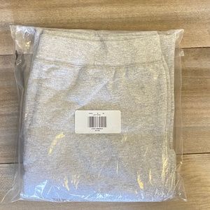 Hane's Women's EcoSmart Petite Open Bottom Leg Sweatpants (Light Steel Color)